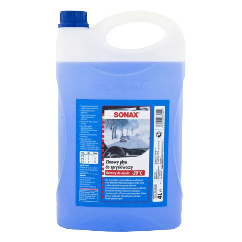 Рідина для склоомивача SONAX, зимова, -20°C, 4л